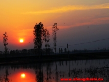 汶上風(fēng)光之夕陽無限好