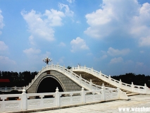 汶上蓮花湖的橋