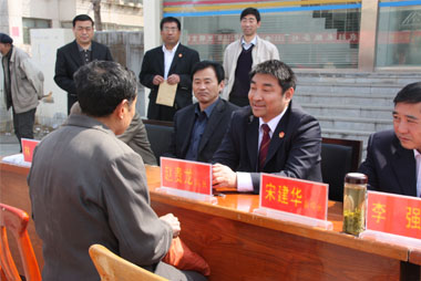 汶上組織全縣政法機關開展聯(lián)合接訪活動