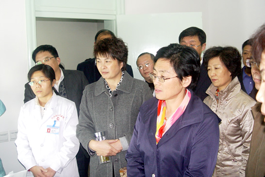 濟寧市政府副市長陳穎來汶上縣檢查農村適齡婦女專項健康查體工作完成情況