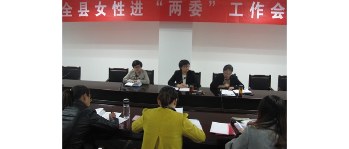 汶上縣婦聯(lián)專題召開汶上縣女性進 “兩委”工作會議