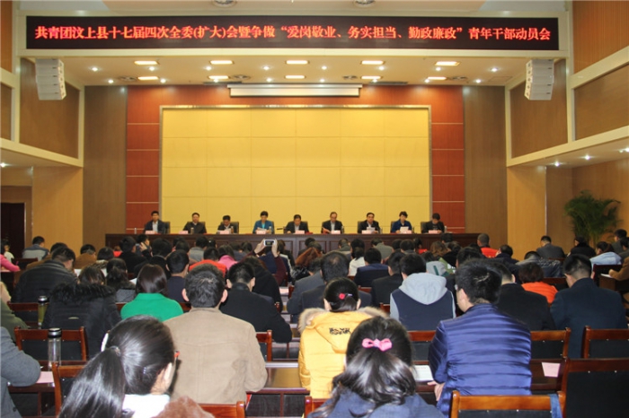 共青團汶上縣十七屆四次全委（擴大）會暨爭做“愛崗敬業(yè)、務(wù)實擔(dān)當(dāng)、勤政廉政”青年干 ...