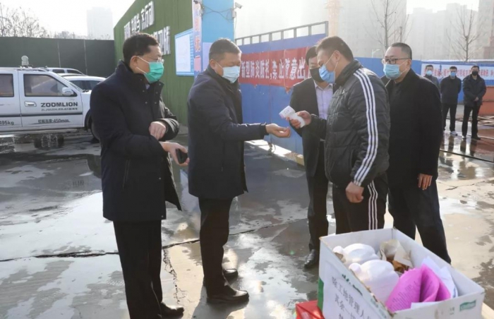 汶上縣人民政府 政務要聞 李洪文督導調(diào)研項目建設(shè)復工復產(chǎn)和疫情防控工作
