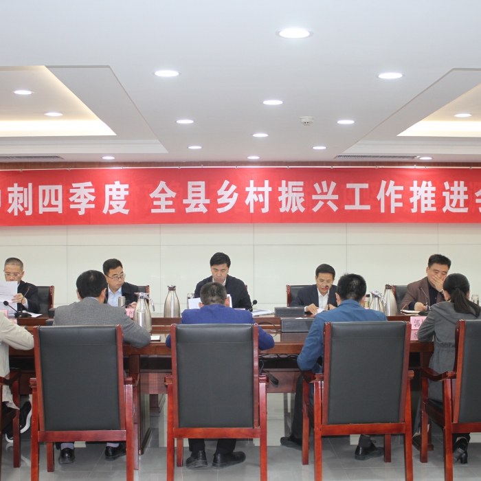 汶上縣召開沖刺四季度·全縣鄉(xiāng)村振興工作推進(jìn)會議